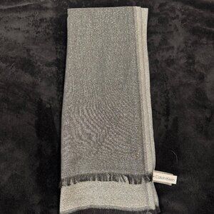 Calvin Klein Silver/Gray Scarf